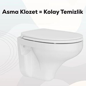 Perla Asma Klozet Tp320 Kapak Hariç