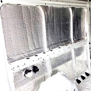 Alüminyum Folyolu Araç Oto Ses Isı Yalıtımı 40cmx5m 9mm Folyolu Kendinden Yapışkanlı Kauçuk Izolasyon Malzemesi
