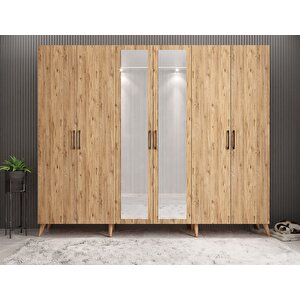Açelya Portmanto Vestiyer Çam 270 Cm M6 Montaj Dahil