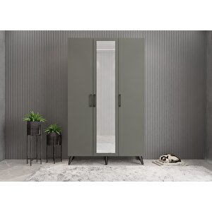 Açelya Portmanto Vestiyer Ayakkabılık Füme M4 120cm Montaj Dahil