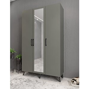 Açelya Portmanto Vestiyer Ayakkabılık Füme M4 120cm Montaj Dahil