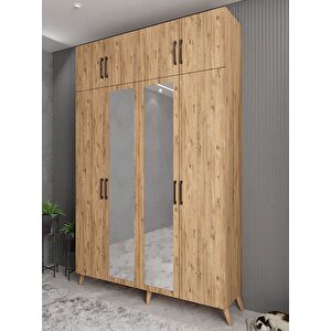 Açelya Portmanto Vestiyer Çam 140cm M8 Montaj Dahil