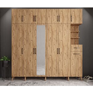 Açelya Portmanto Vestiyer Çam 208cm M9 Montaj Dahil