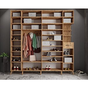 Açelya Portmanto Vestiyer Çam 208cm M9 Montaj Dahil