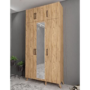 Açelya Portmanto Vestiyer Çam 120 Cm M5 Montaj Dahil