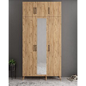 Açelya Portmanto Vestiyer Çam 135 Cm M5 Montaj Dahil