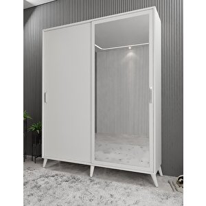 İmaj Sürgülü Portmanto Vestiyer Beyaz 160cm Montaj Dahil