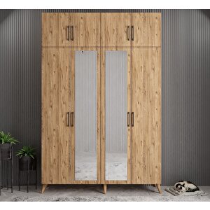 Açelya Portmanto Vestiyer Çam 180cm M8 Montaj Dahil