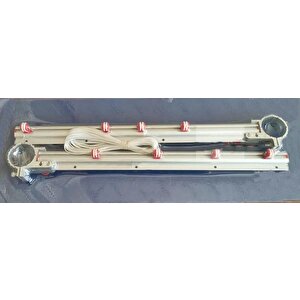 Çamaşır Kurutma Askısı Paslanmaz Alüminyum Katlanır Makaralı Çamaşır Askısı Kelepçeli