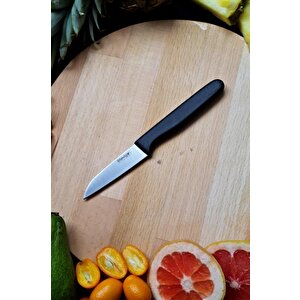 Stevig Solid Meyve Bıçağı Siyah 7,5 Cm St-400.004