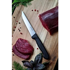 Stevig Solid Sebze Ve Mutfak Bıçağı Siyah 12,5 Cm St-400.003