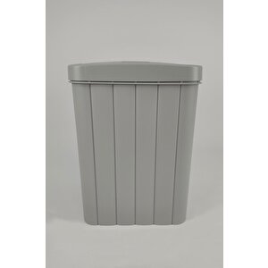 Digithome 4 Parça Fitilli Banyo Seti Gri - Kiranda 6