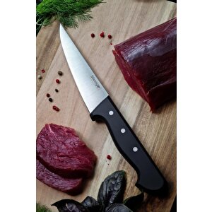 Stevig Pro Kasap Ve Et Bıçağı Siyah 13,5 Cm St-400.013