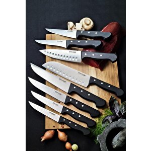 Stevig Pro Mutfak Ve Et Bıçağı Siyah 13 Cm St-400.011