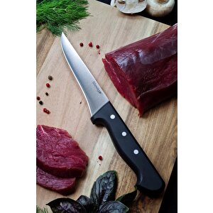 Pro Kasap Ve Et Sıyırma Bıçağı Siyah 14 Cm St-400.015