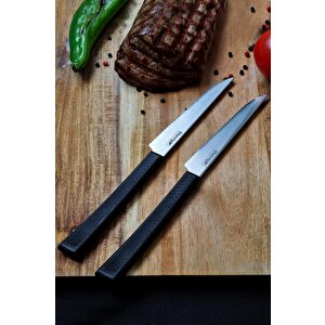 Cut 4 Steak Biftek Bıçağı Seti 2 Parça Siyah 12 Cm St-400.007