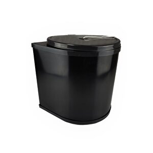 Dolap İçi Çöp Kovası 11 Lt Siyah – 436bs