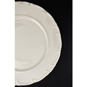 Digithome 6'lı Liana Servis Tabağı Seti 27 Cm Krem – Tl4035559