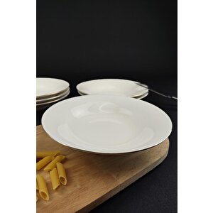 Digithome 6’lı Gold Rim Istanbul Porselen Çukur Tabak Yemek Tabağı Seti 21 Cm Altın – Tl4036341 C320.003