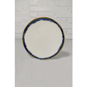 Digithome Line 6’lı Porselen Pasta Tabağı 21 Cm Mavi – Tl4017340