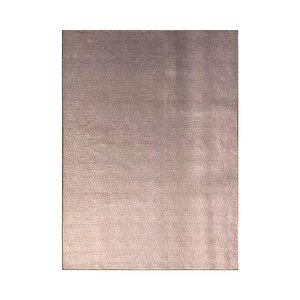 Modern Şönil Dokuma Kaymaz Tabanlı Düz Pudra Rose Halı 80x250 cm