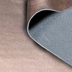 Modern Şönil Dokuma Kaymaz Tabanlı Düz Pudra Rose Halı 120x160 cm