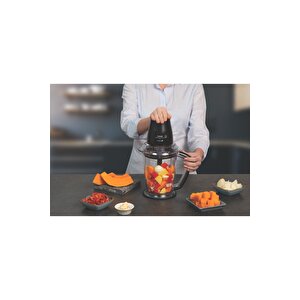 Tefal Masterchop 4 Bıçaklı Maxi Doğrayıcı Siyah 1,5 lt