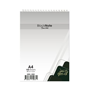 Gen-of A4 Spiralli Bloknot 100 Yaprak Çizgili