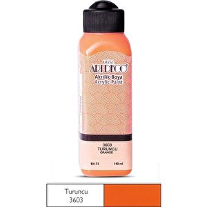 Akrilik Boya 140 Ml Renk Seçmeli Canlı Ve Pastel Turuncu