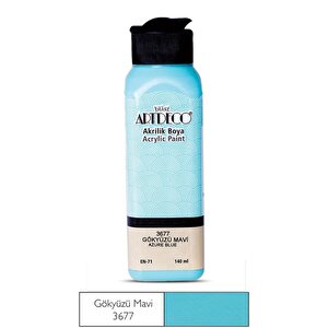 Akrilik Boya 140 Ml Renk Seçmeli Canlı Ve Pastel Gökyüzü Mavi