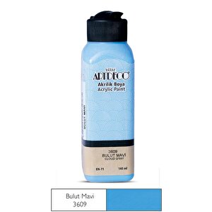 Akrilik Boya 140 Ml Renk Seçmeli Canlı Ve Pastel Bulut Mavi