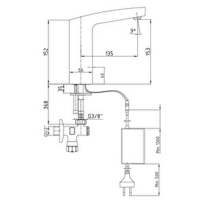 Eca Fotoselli Lavabo Muslığu Elektrikli 108108042