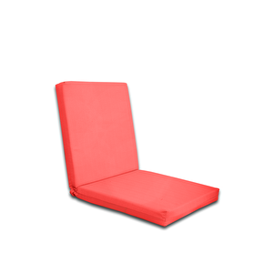 Dış ve İç Mekan Sandalye Minderi Su Geçirmez 90cmx45cm Kırmızı