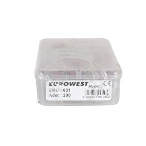 Eru-601 M6 Yuvarlak Ti̇p İzoleli̇ Kablo Ucu ( 400 Adet )