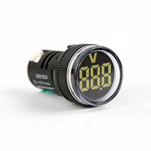 Ew16-22lv-b Led Voltmetre (22mm - 24-550v - Beyaz)