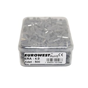 Eurowest Era-4.0 Alman Normu İzoleli̇ Gri̇ Kablo Yüksüğü ( 1000 Adet )