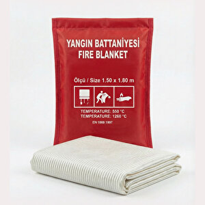 Yangın Söndürme Battaniyesi 150 X 180 Cm Ce Sertifikalı