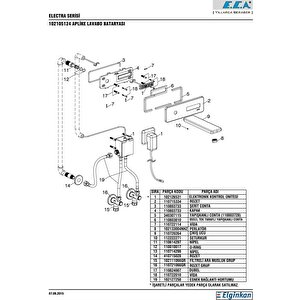 Eca Electra Ankastre Dokunmatik Lavabo Bataryası 102105124