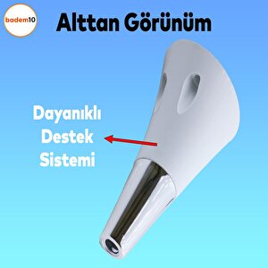 Clara Mobilya Kanepe Sehpa Tv Ünitesi Baza Koltuk Ayağı Beyaz Renk 12 Cm Ayakları