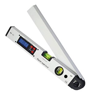 Bts 12471 Dijital Açı Ölçerli Su Terazisi 2 Sulu Marangoz Gönye 16"/40 Cm
