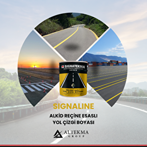 Signaline - Alkid Esaslı Yol Çizgi Boyası 25 Kg Turuncu