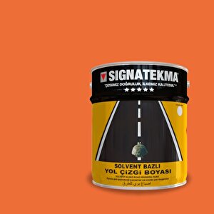 Signawall - Alkid Esaslı Bordür Ve Kolon Boyası 25 Kg Turuncu