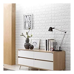 Kendinden Yapışkanlı Dekoratif Pratik 3d Foam Wallpaper Duvar Kağıdı Paneli
