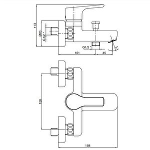 Eca Luna Banyo Bataryası- Altın 102802450