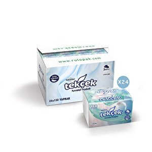 Rulopak Tekçek Tuvalet Kağıdı 3 Katlı 24'lü Paket