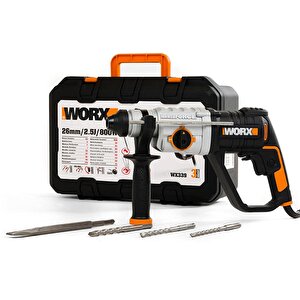 Wx339 800watt 2.5j Profesyonel Sds-plus Kırıcı/delici + 4 Adet Uç