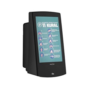 Reklamlı Köpük Sabun Dispenseri 500 Ml Siyah