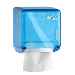 Tekçek Minituvalet Kağıdı Dispenseri Transparan Mavi