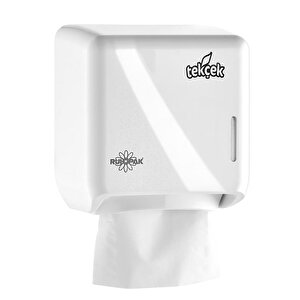 Rulopak Tekçek Mini Tuvalet Kağıdı Dispenseri Beyaz