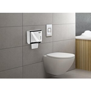 Rulopak Tekçek Mini Tuvalet Kağıdı Dispenseri Krom